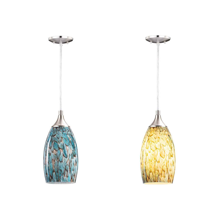 Wrought Studio Charolet 1 - Light Single Teardrop Pendant